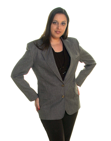 women's gray blazers